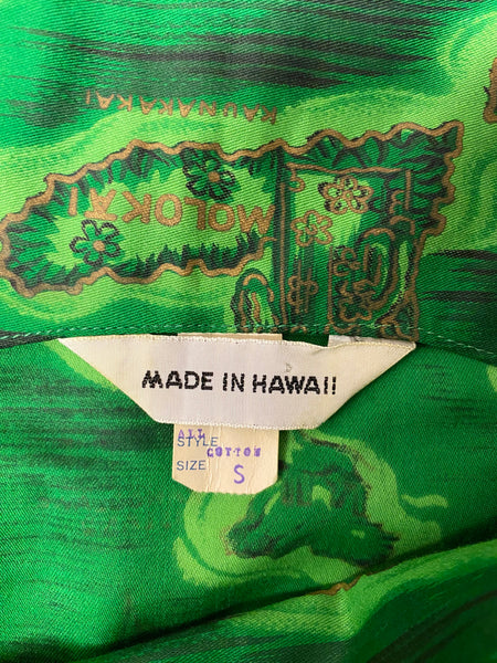 Hawaiian Map Dress, S