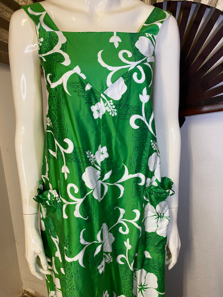 Hawaiian Maxi Dress, M