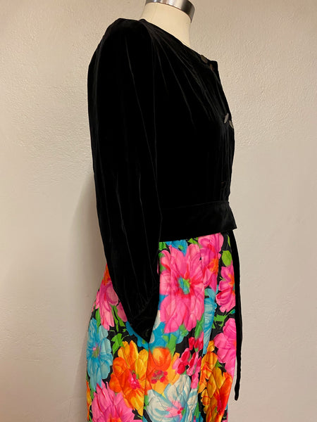 Velvet Maxi w/ Trousers, XS / S