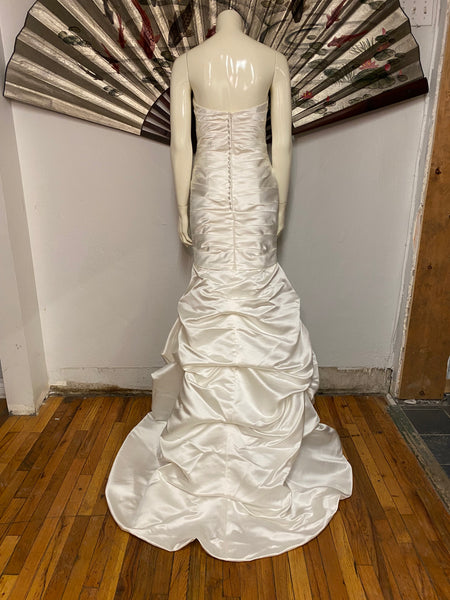 Contemporary Strapless Wedding Dress, S / 4