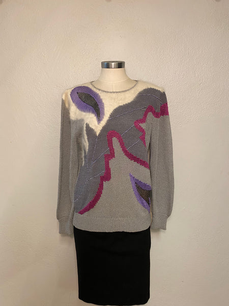 Mixed Texture Sweater, S