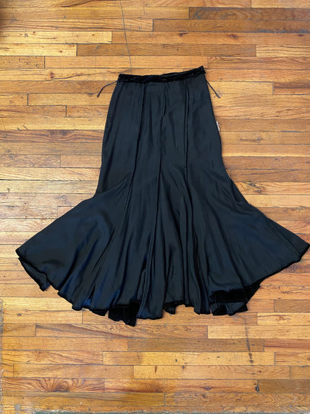 Norma Kamali Velvet Skirt, S