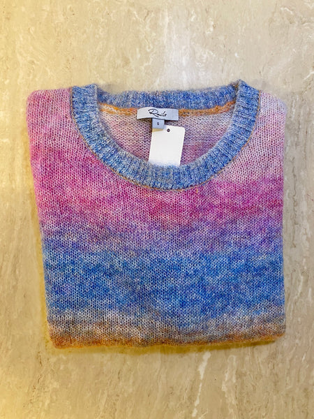 Ombré Striped Sweater, S