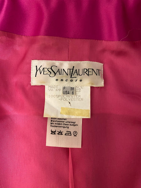 YSL Satin Jacket, S / M