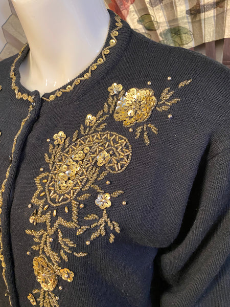 Embellished Sweater, L