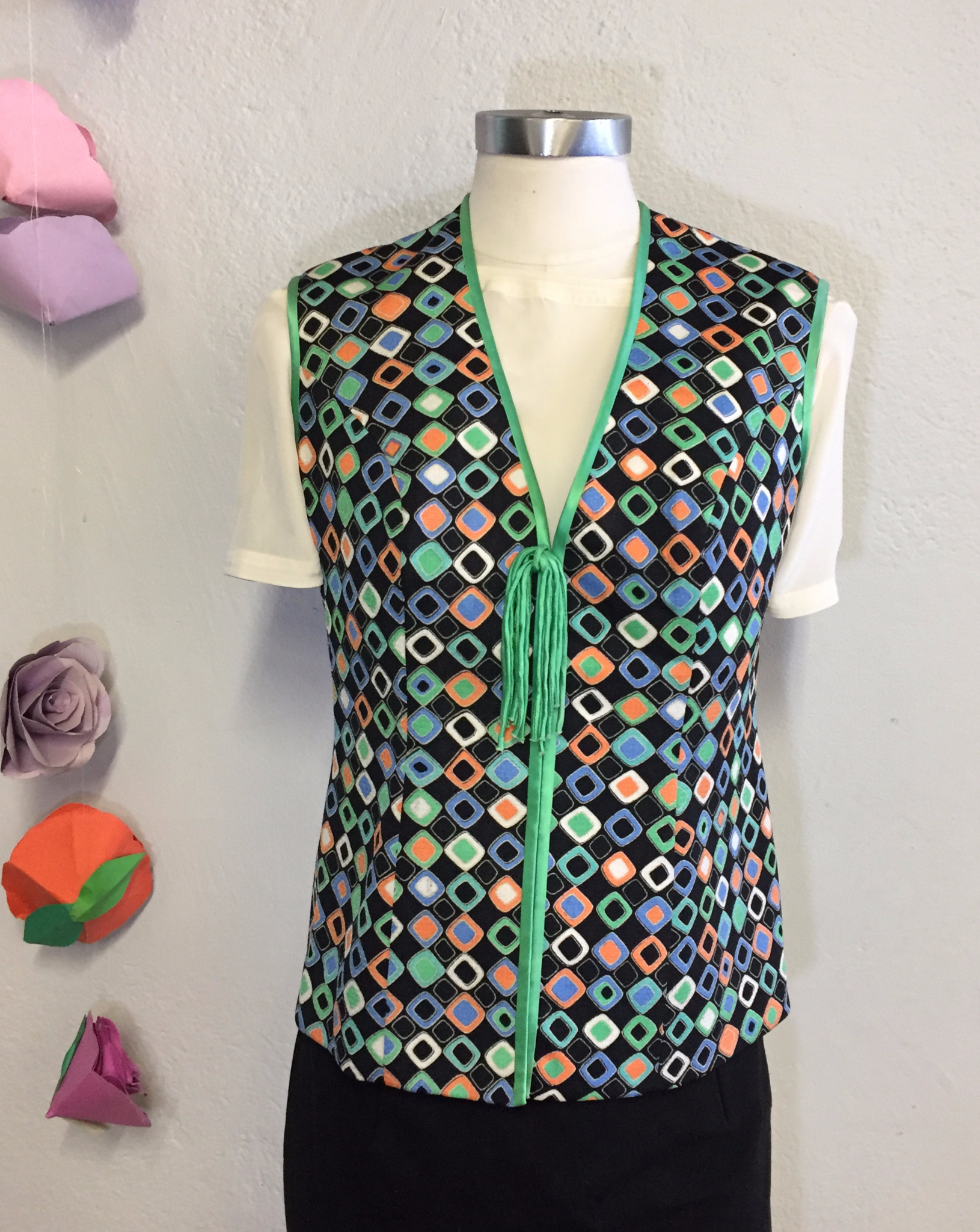 60's / 70's Patterned Vest